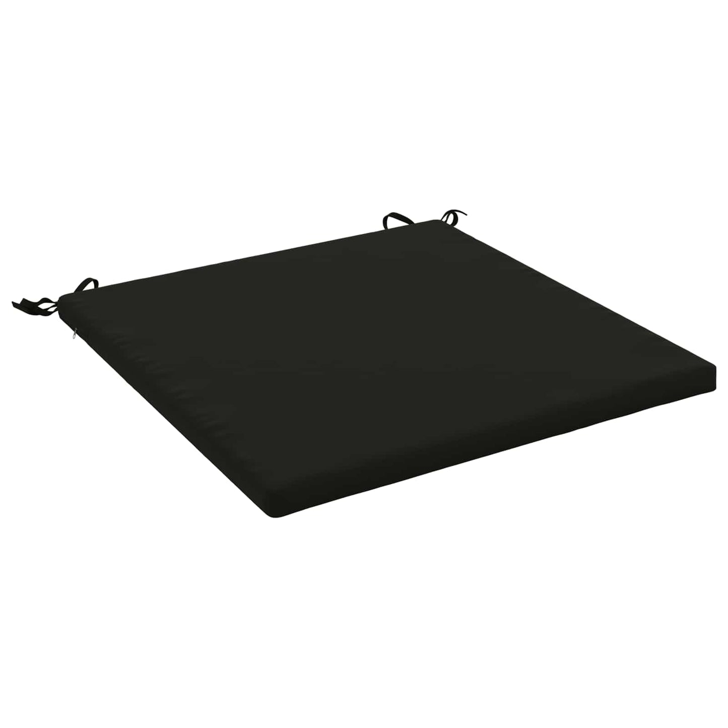 vidaXL 1-Piece Seat Cushion SOEST 100% Polyester Black 60 x 60 x 3 cm
