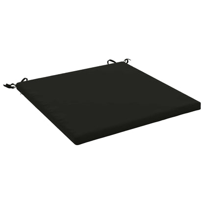 vidaXL 1-Piece Seat Cushion SOEST 100% Polyester Black 60 x 60 x 3 cm