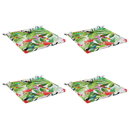 vidaXL 4-Piece Seat Cushions SOEST 4 pcs 100% Polyester Multicolour