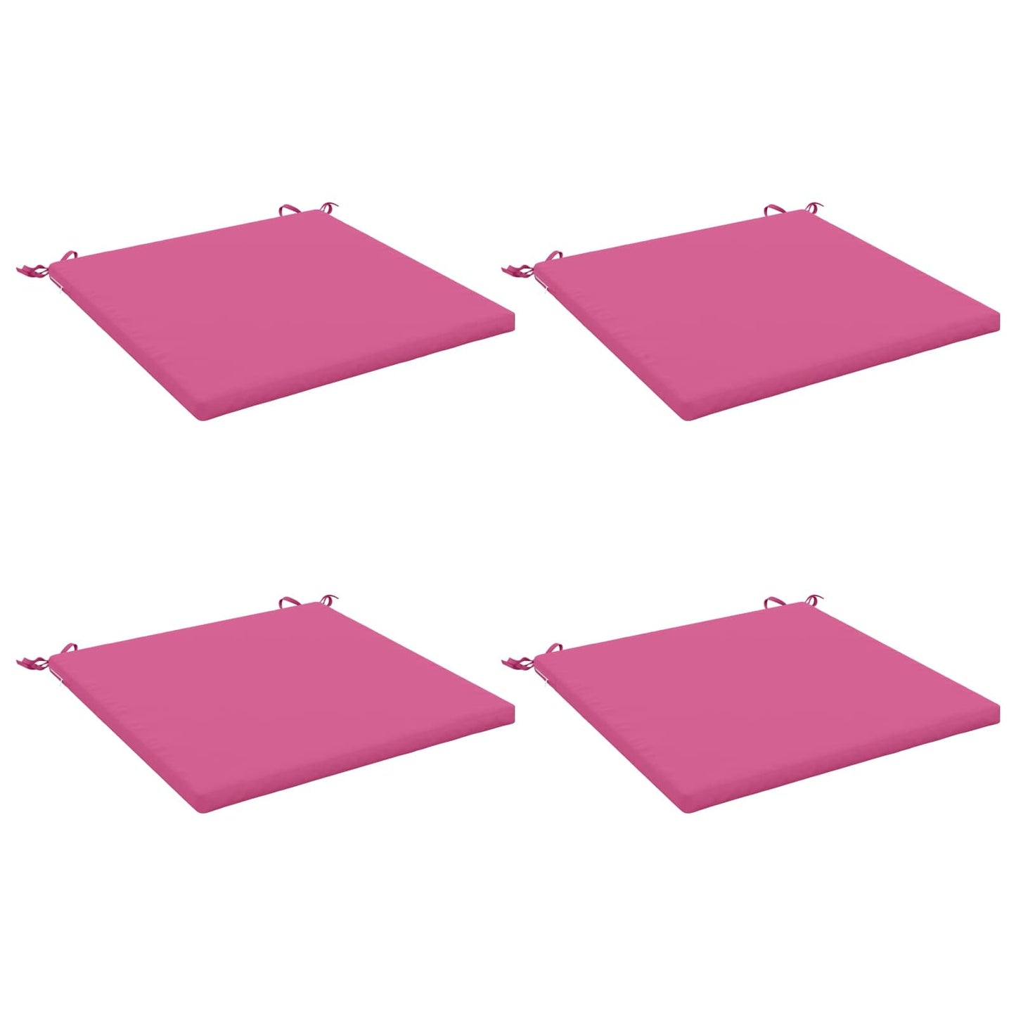 vidaXL 4-Piece Seat Cushions SOEST 4 pcs 100% Polyester Pink
