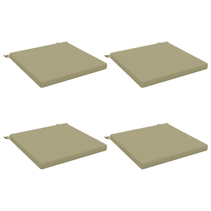 vidaXL 4-Piece Seat Cushions SOEST 4 pcs 100% Polyester Light Green