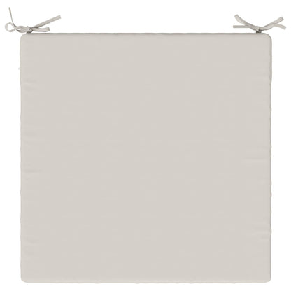 vidaXL 1-Piece Seat Cushion SOEST 100% Polyester White 60 x 60 x 5 cm