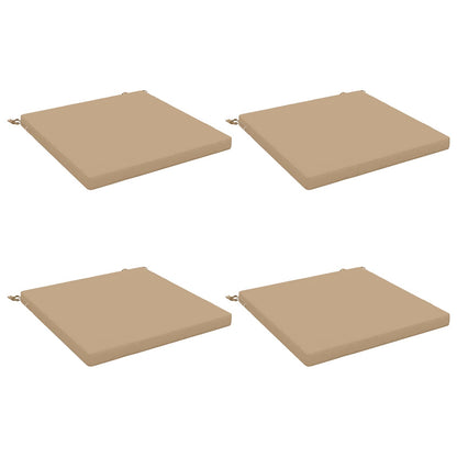 vidaXL 4-Piece Seat Cushions SOEST 4 pcs 100% Polyester Sand