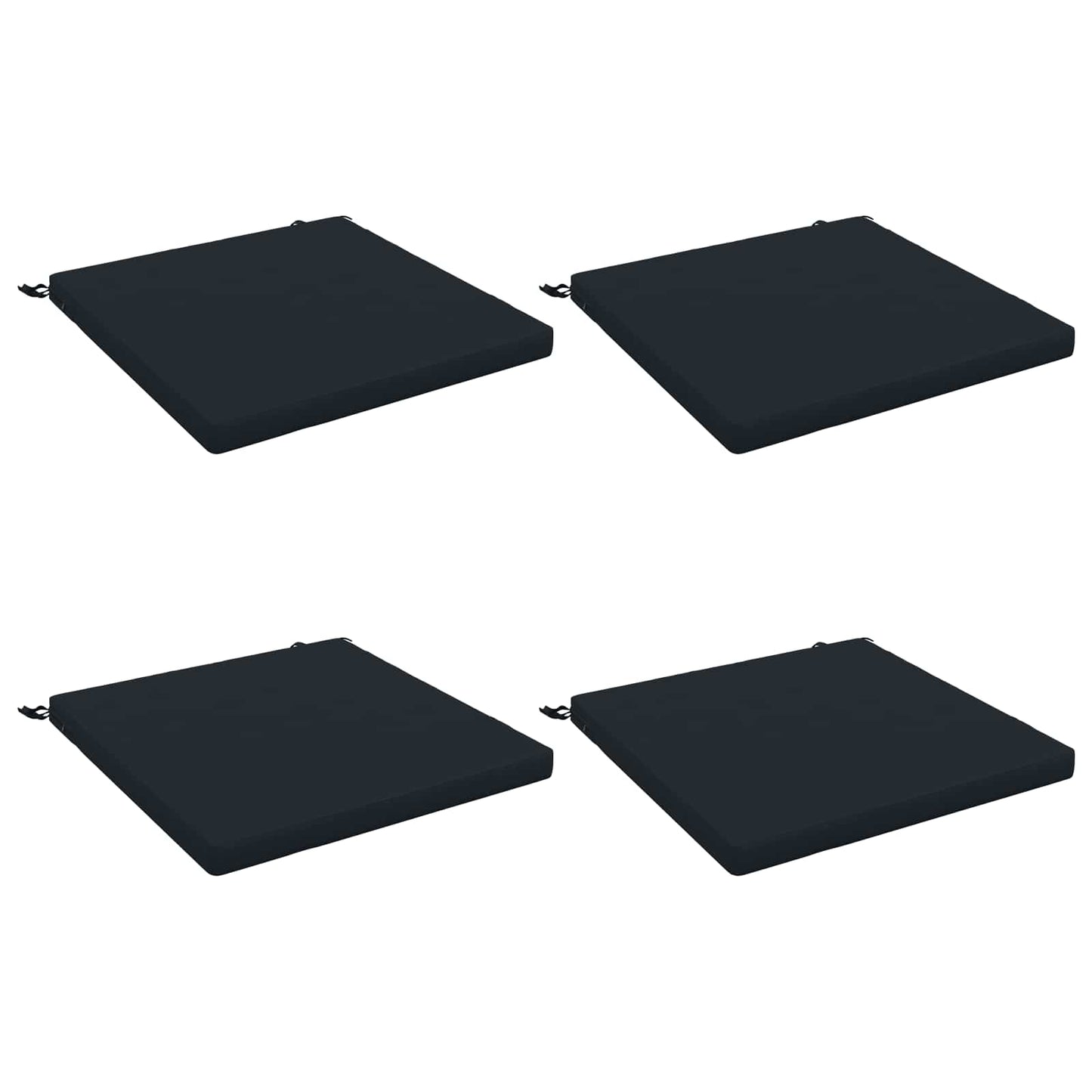 vidaXL 4-Piece Seat Cushions SOEST 4 pcs 100% Polyester Dark Blue