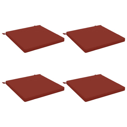 vidaXL 4-Piece Seat Cushions SOEST 4 pcs 100% Polyester Red