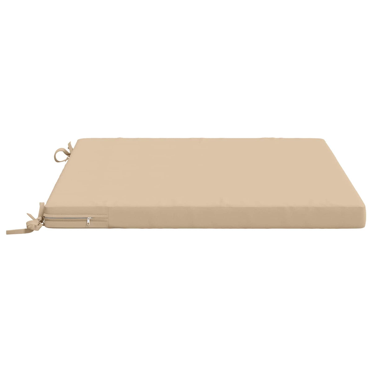 vidaXL 1-Piece Seat Cushion SOEST 100% Polyester Cream 60 x 60 x 5 cm