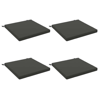 vidaXL 4-Piece Seat Cushions SOEST 4 pcs 100% Polyester Anthracite