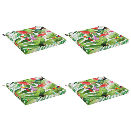 vidaXL 4-Piece Seat Cushions SOEST 4 pcs 100% Polyester Multicolour