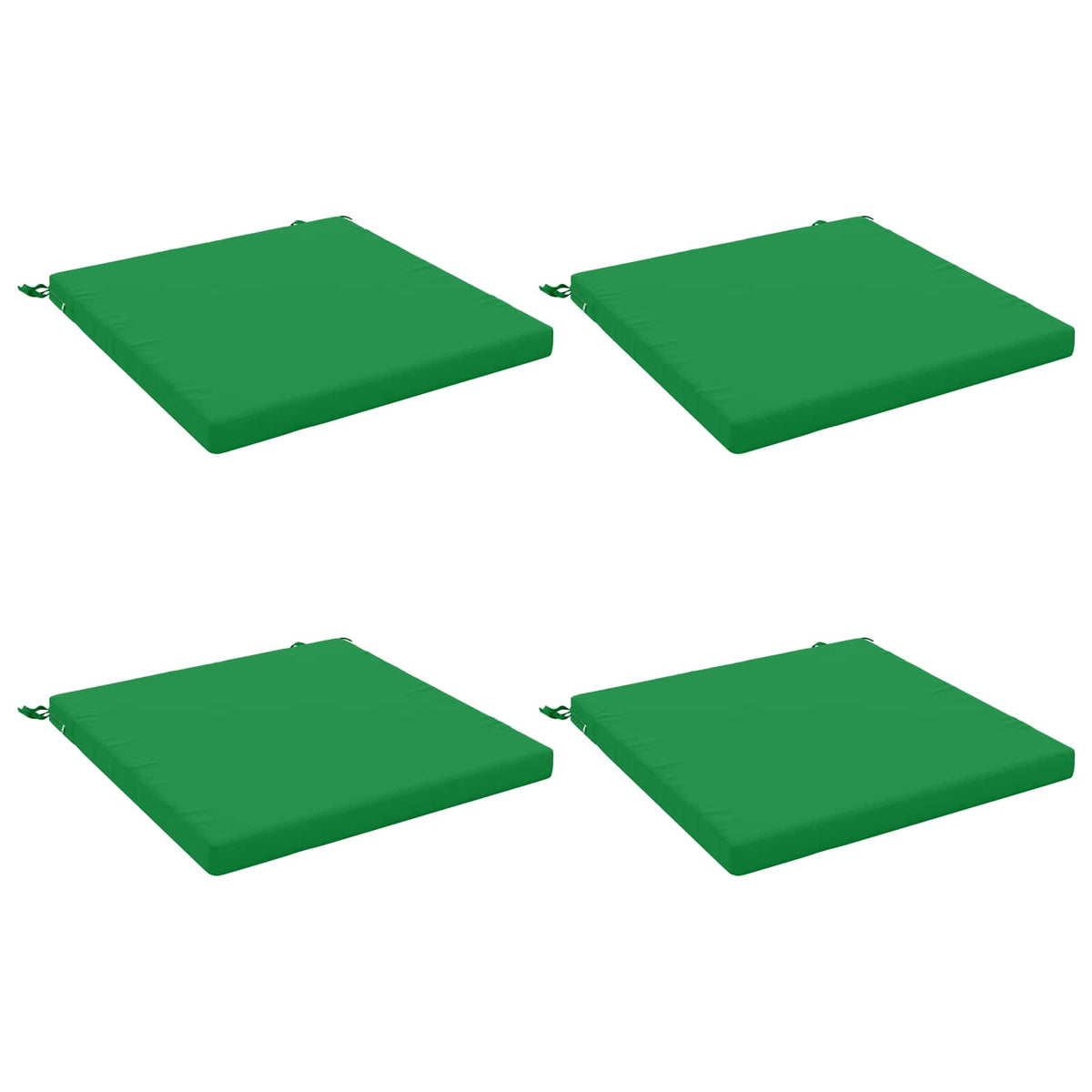 vidaXL 4-Piece Seat Cushions SOEST 4 pcs 100% Polyester Green