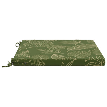 vidaXL 4-Piece Seat Cushions SOEST 4 pcs 100% Polyester Leaf Design