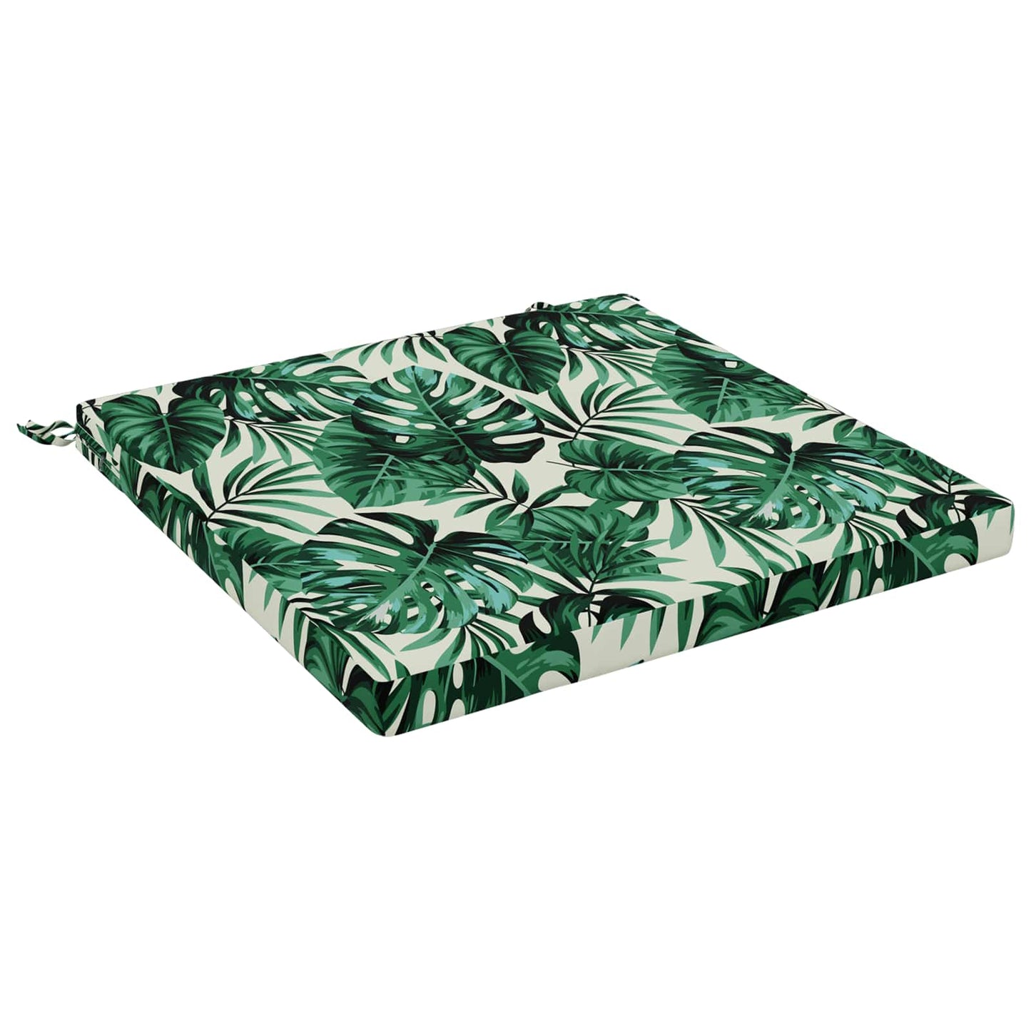 vidaXL 1-Piece Seat Cushion SOEST 100% Polyester Leaf Pattern