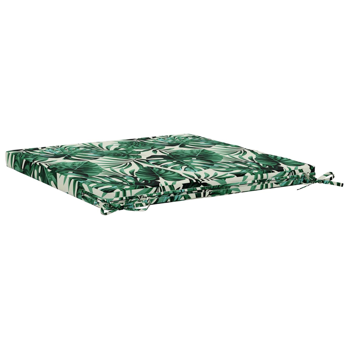 vidaXL 1-Piece Seat Cushion SOEST 100% Polyester Leaf Pattern