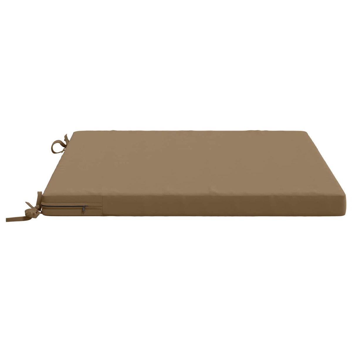 vidaXL 1-Piece Seat Cushion SOEST 100% Polyester Taupe 60 x 60 x 5 cm