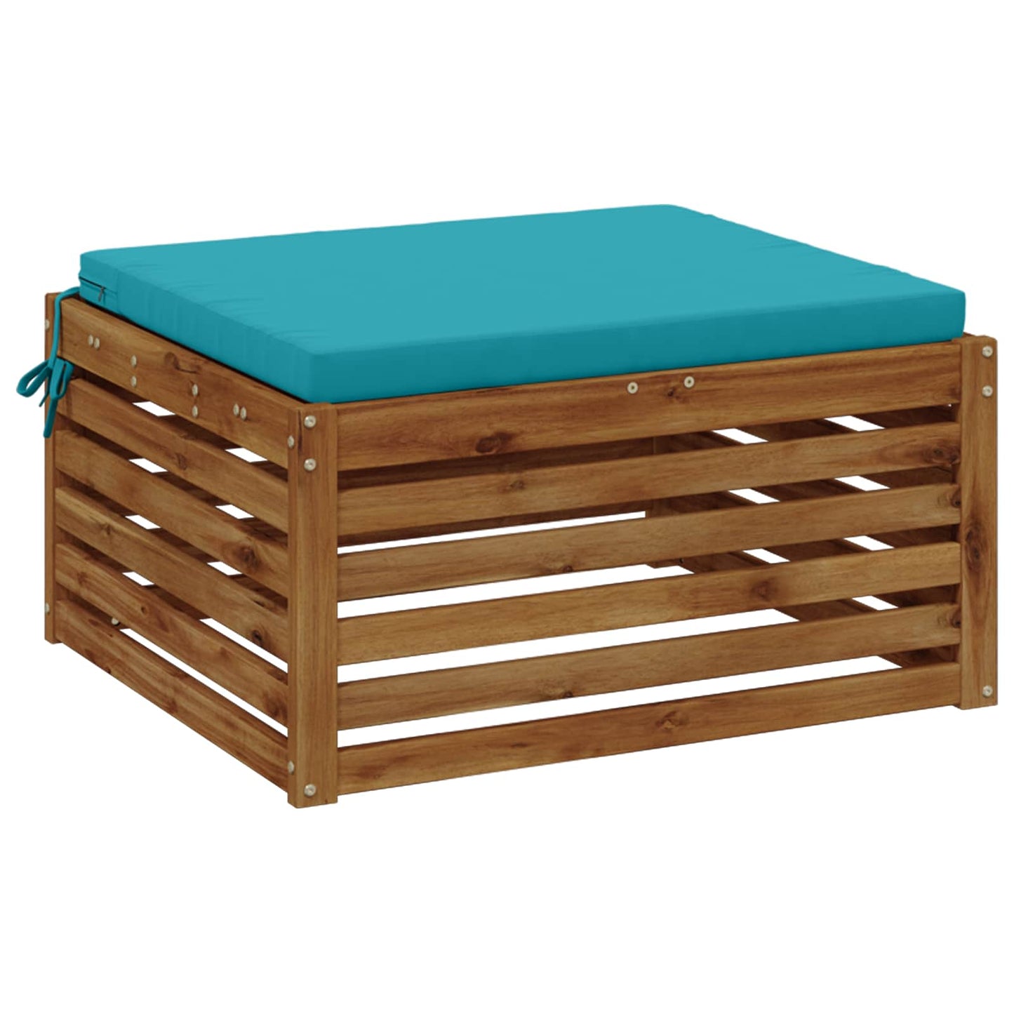 vidaXL 1-Piece Seat Cushion SOEST 100% Polyester Turquoise