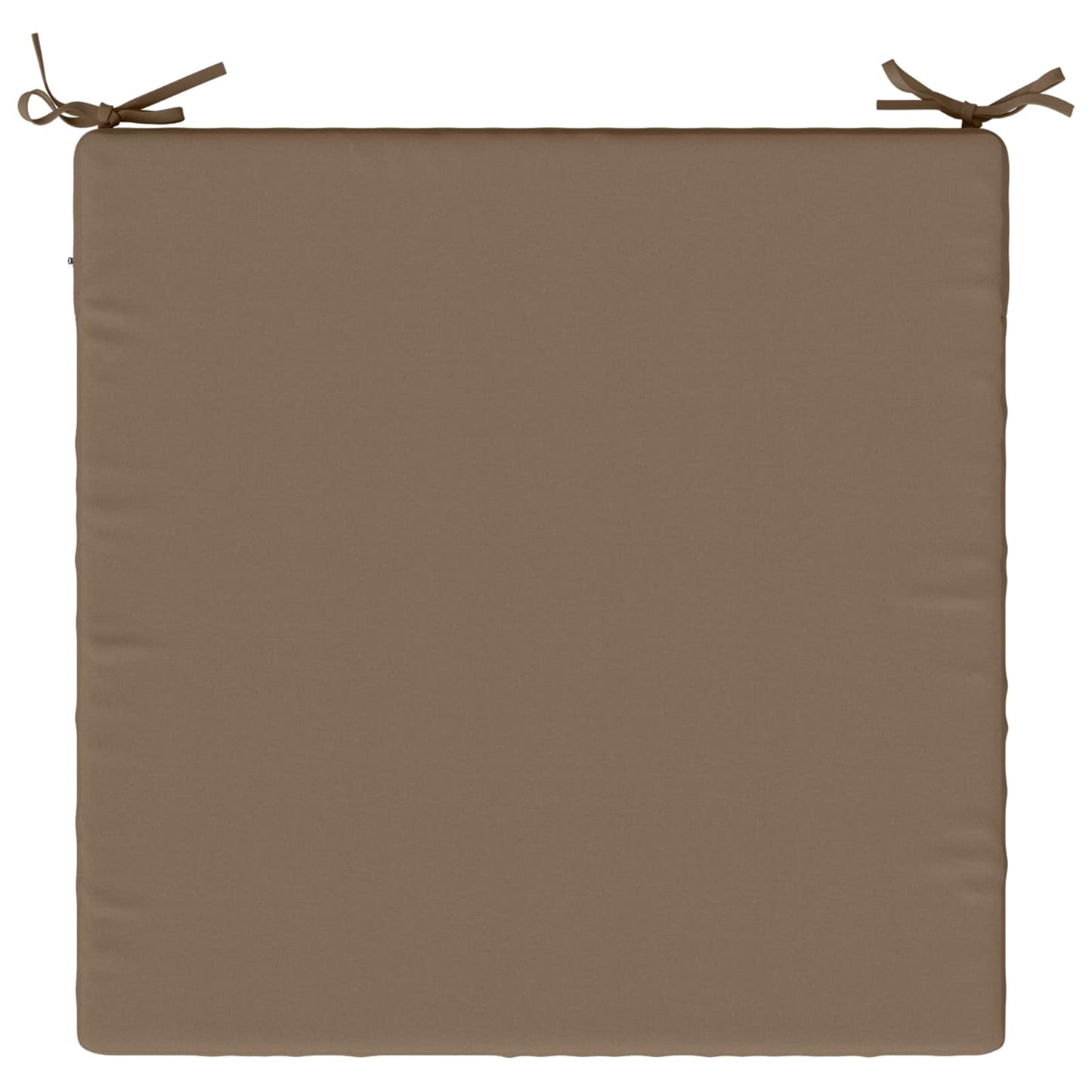 vidaXL 1-Piece Seat Cushion SOEST 100% Polyester Taupe 60 x 60 x 7 cm