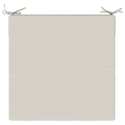 vidaXL 1-Piece Seat Cushion SOEST 100% Polyester White 60 x 60 x 7 cm