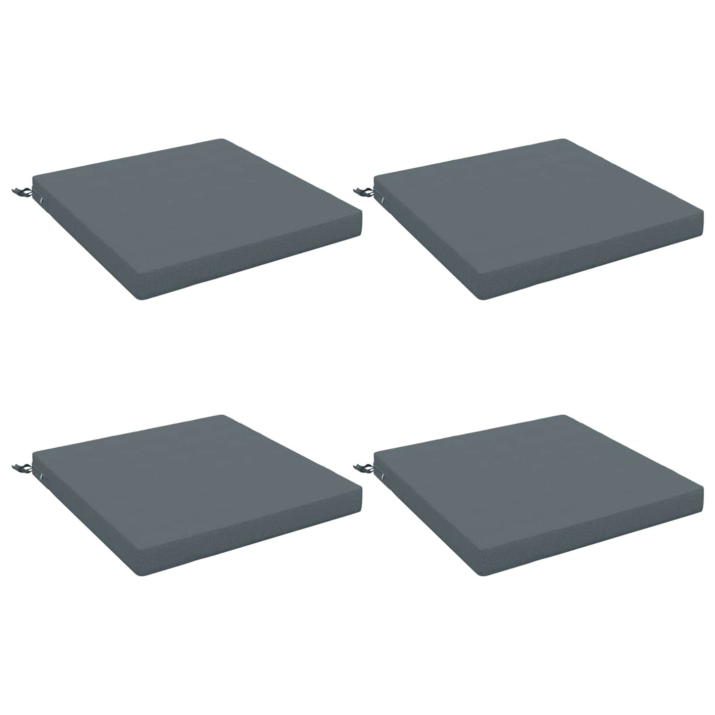 vidaXL 4-Piece Seat Cushions SOEST 4 pcs 100% Polyester Blue