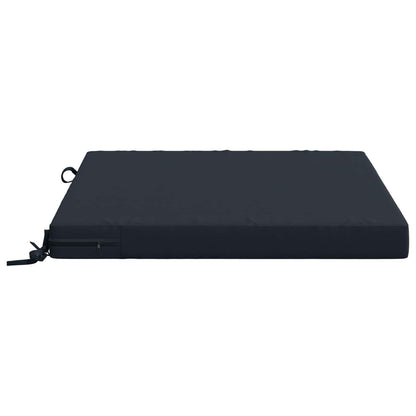 vidaXL Seat Cushions SOEST 100% Polyester Dark Blue 60 x 60 x 7 cm