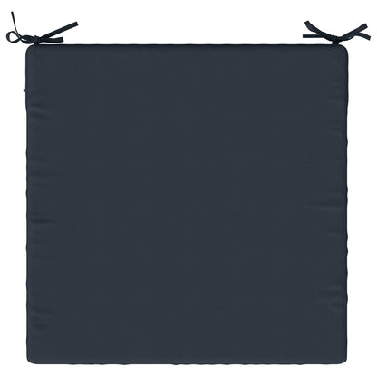 vidaXL Seat Cushions SOEST 100% Polyester Dark Blue 60 x 60 x 7 cm