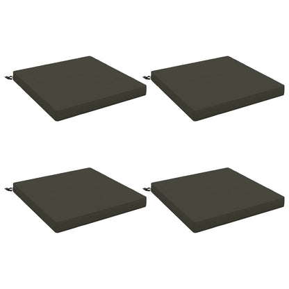 vidaXL 4-Piece Seat Cushions SOEST 4 pcs 100% Polyester Anthracite