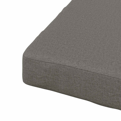 vidaXL Seat Cushions SOEST 4 pcs 100% Polyester Grey 60 x 60 x 7 cm