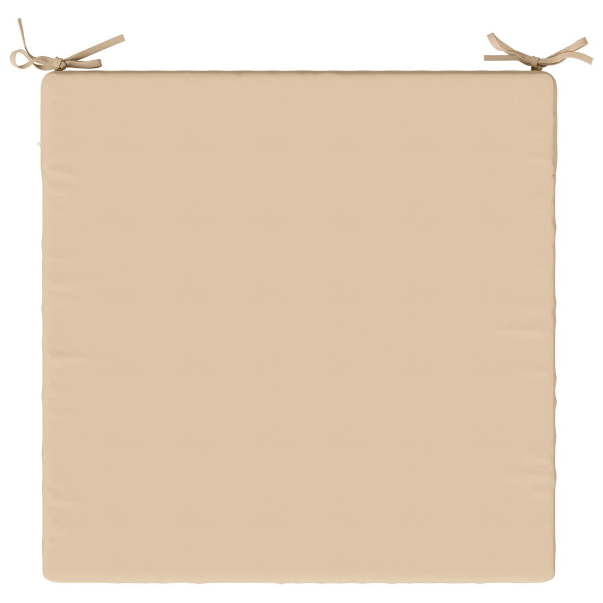 vidaXL 1-Piece Seat Cushion SOEST 100% Polyester Cream 60 x 60 x 7 cm