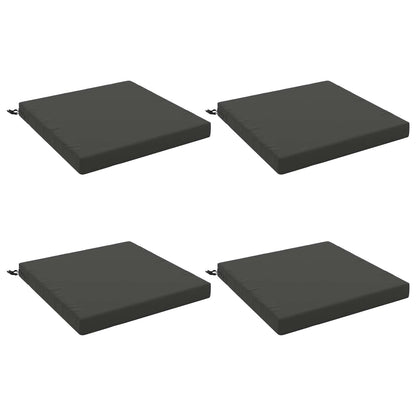vidaXL 4-Piece Seat Cushions SOEST 4 pcs 100% Polyester Anthracite