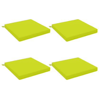 vidaXL 4-Piece Seat Cushions SOEST 4 pcs 100% Polyester Bright Green