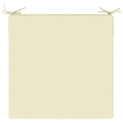 vidaXL 4-Piece Seat Cushions SOEST 4 pcs 100% Polyester Cream