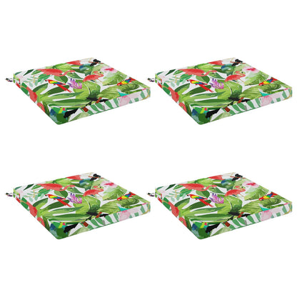 vidaXL 4-Piece Seat Cushions SOEST 4 pcs 100% Polyester Multicolour