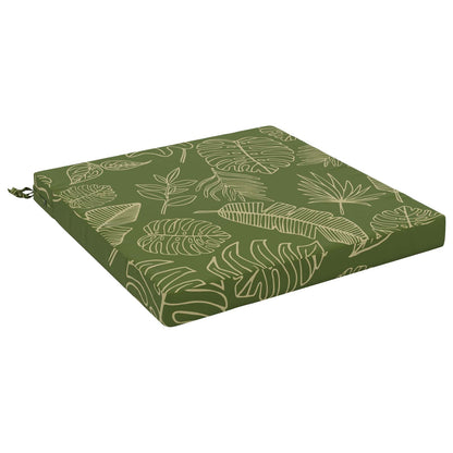 vidaXL 1-Piece Seat Cushion SOEST 100% Polyester Leaf Design