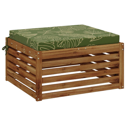vidaXL 1-Piece Seat Cushion SOEST 100% Polyester Leaf Design
