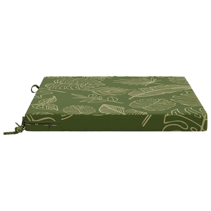 vidaXL 1-Piece Seat Cushion SOEST 100% Polyester Leaf Design