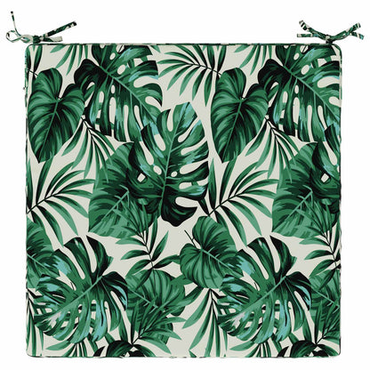 vidaXL 1-Piece Seat Cushion SOEST 100% Polyester Leaf Pattern