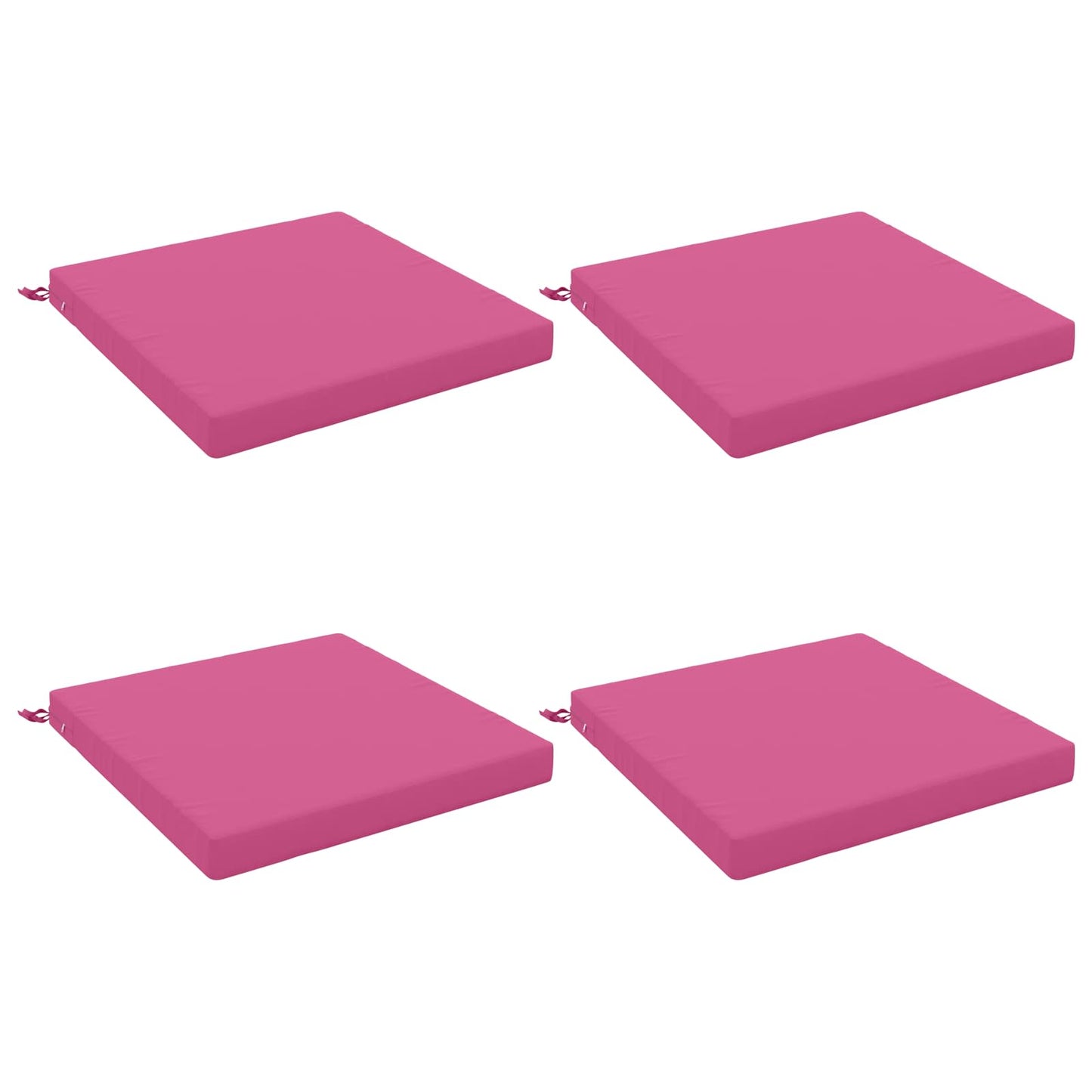 vidaXL 4-Piece Seat Cushions SOEST 4 pcs 100% Polyester Pink