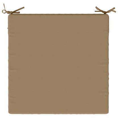 vidaXL 4-Piece Seat Cushions SOEST 4 pcs 100% Polyester Taupe