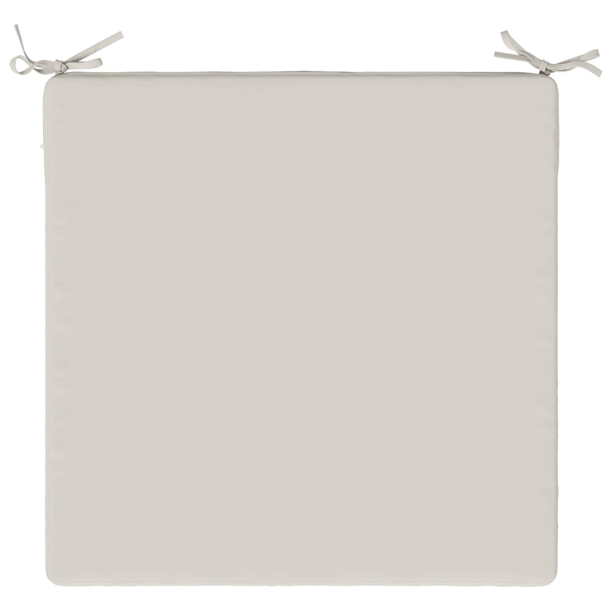 vidaXL 1-Piece Seat Cushion SOEST 100% Polyester White 70 x 70 x 3 cm