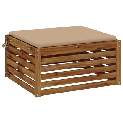 vidaXL 1-Piece Seat Cushion SOEST 100% Polyester Sand 70 x 70 x 3 cm