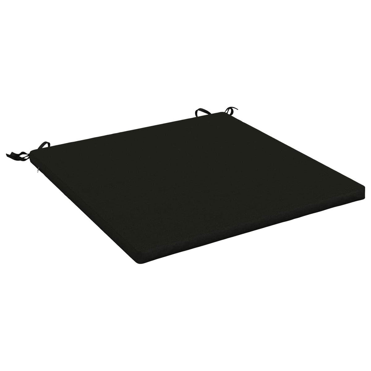 vidaXL 1-Piece Seat Cushion SOEST 100% Polyester Black 70 x 70 x 3 cm