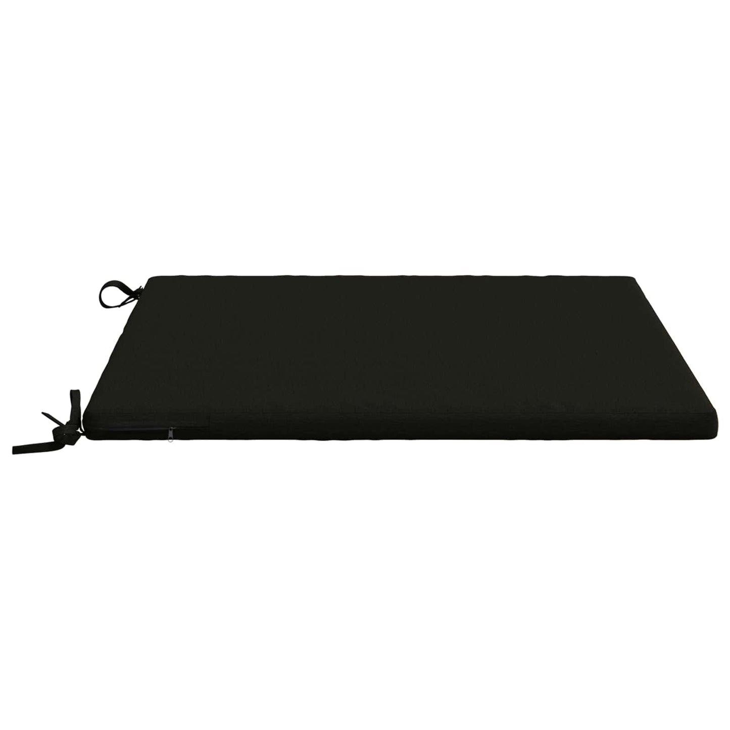 vidaXL 1-Piece Seat Cushion SOEST 100% Polyester Black 70 x 70 x 3 cm
