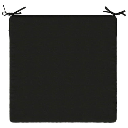 vidaXL 1-Piece Seat Cushion SOEST 100% Polyester Black 70 x 70 x 3 cm