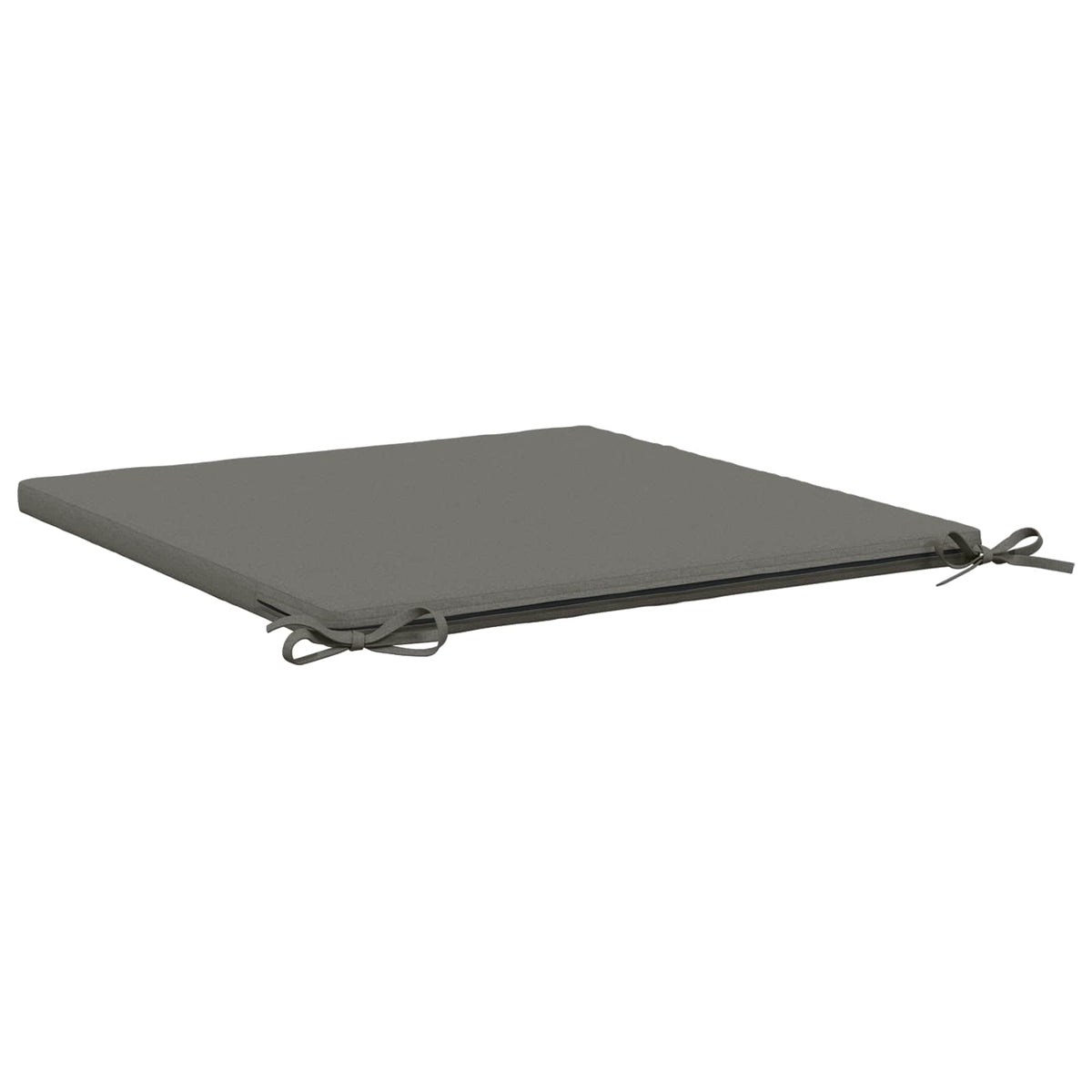 vidaXL Seat Cushions SOEST 100% Polyester Grey 70 x 70 x 3 cm