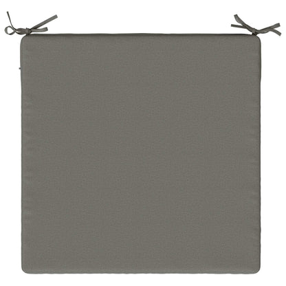 vidaXL Seat Cushions SOEST 100% Polyester Grey 70 x 70 x 3 cm