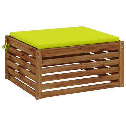 vidaXL 1-Piece Seat Cushion SOEST 100% Polyester Bright Green