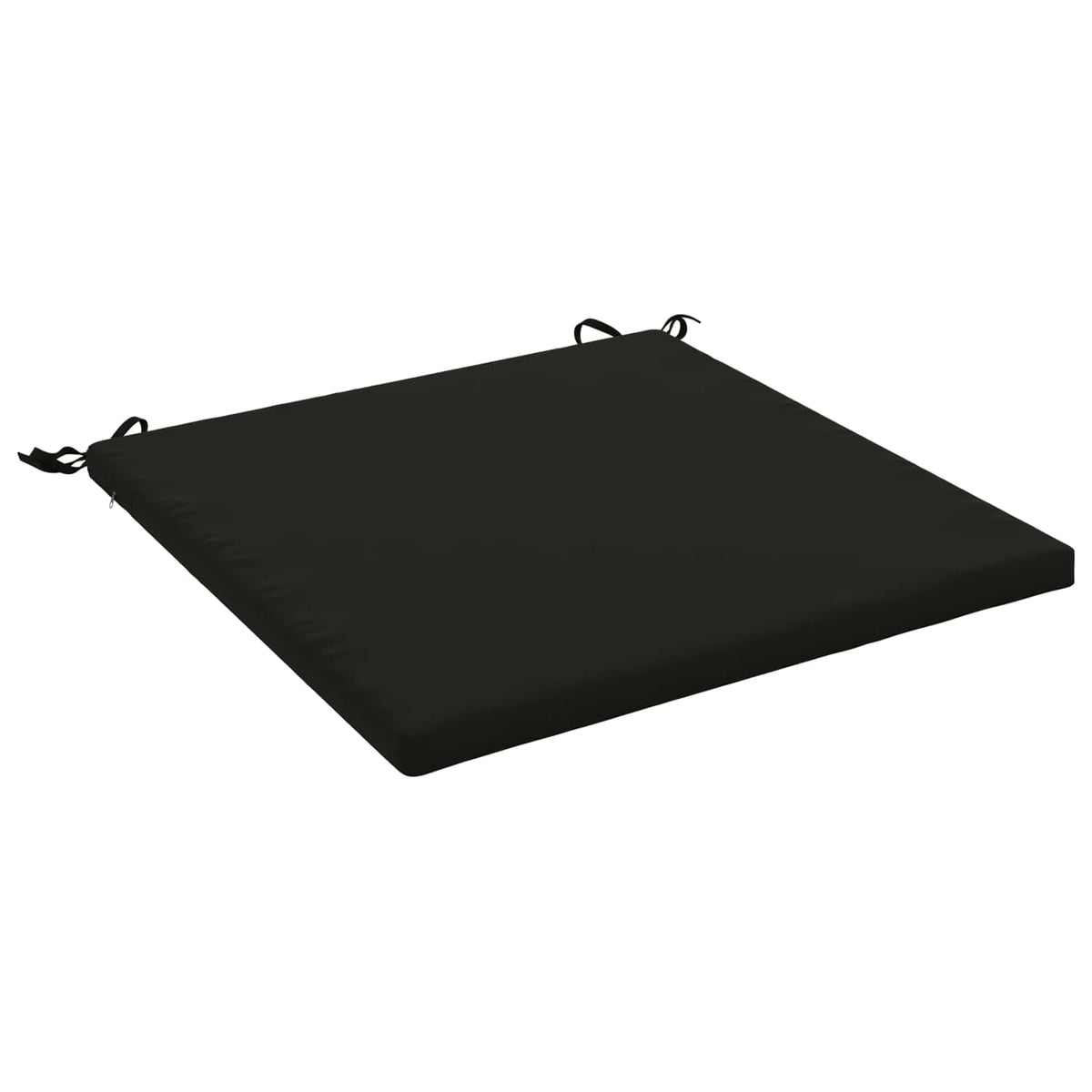vidaXL 1-Piece Seat Cushion SOEST 100% Polyester Black 70 x 70 x 3 cm