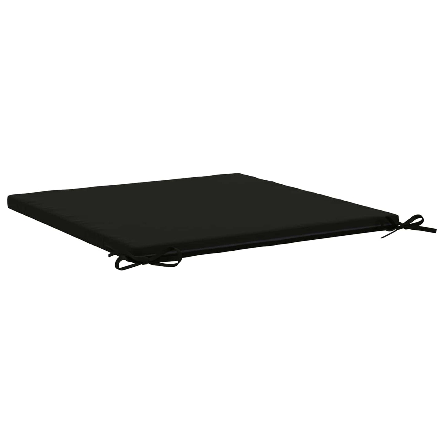 vidaXL 1-Piece Seat Cushion SOEST 100% Polyester Black 70 x 70 x 3 cm