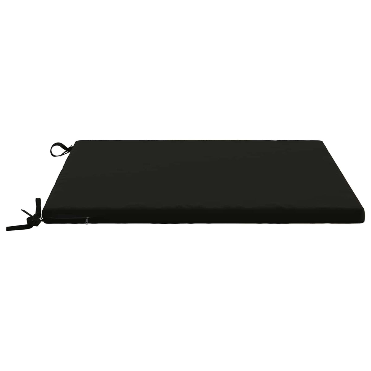 vidaXL 1-Piece Seat Cushion SOEST 100% Polyester Black 70 x 70 x 3 cm