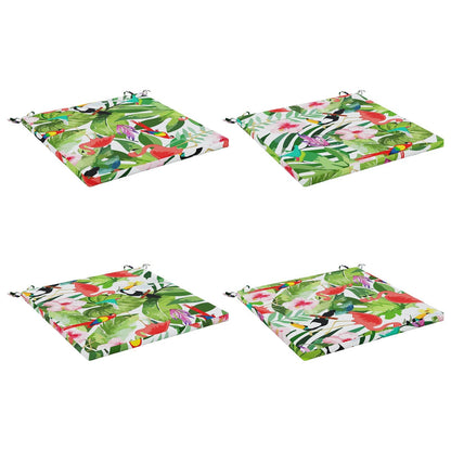 vidaXL 4-Piece Seat Cushions SOEST 4 pcs 100% Polyester Multicolour