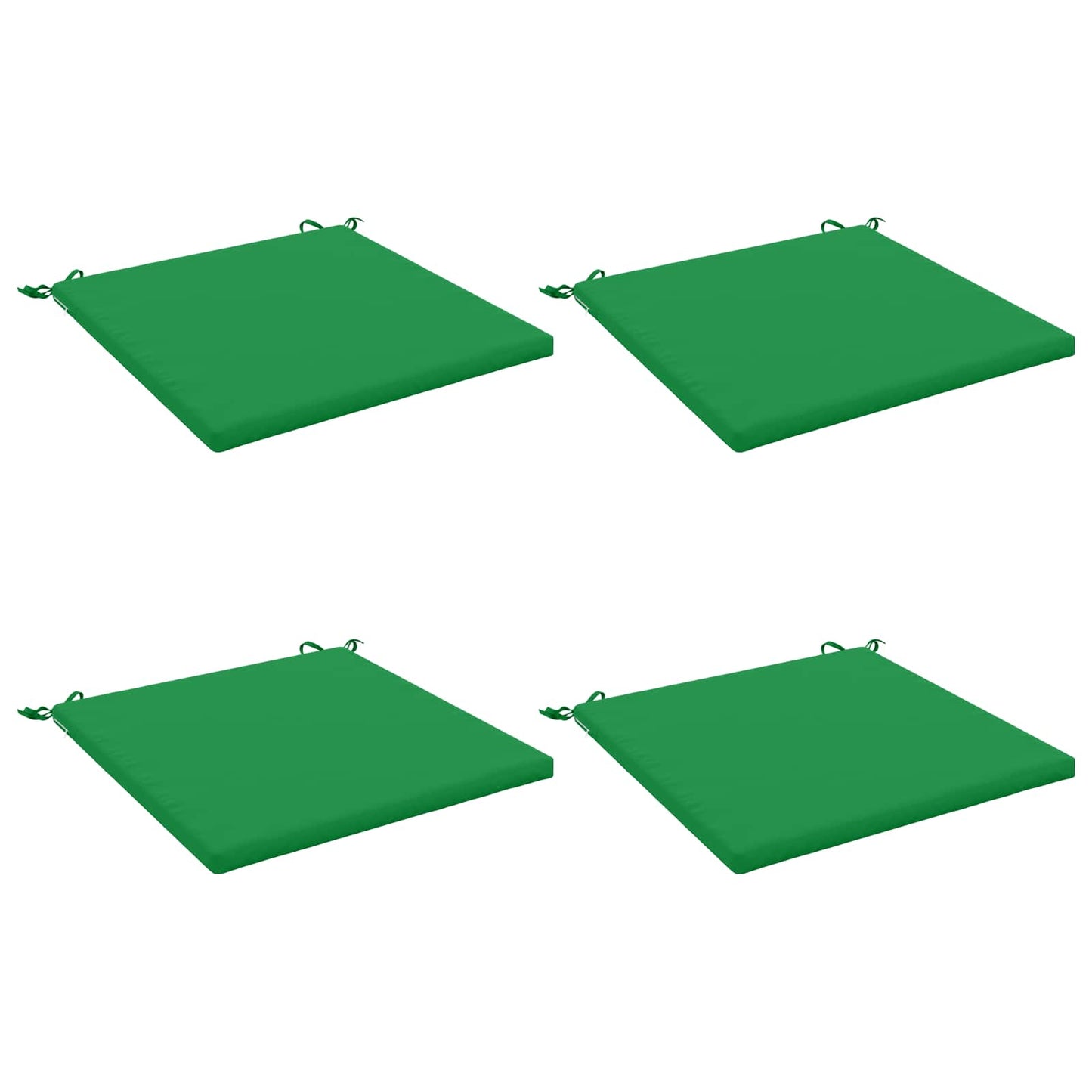 vidaXL 4-Piece Seat Cushions SOEST 4 pcs 100% Polyester Green