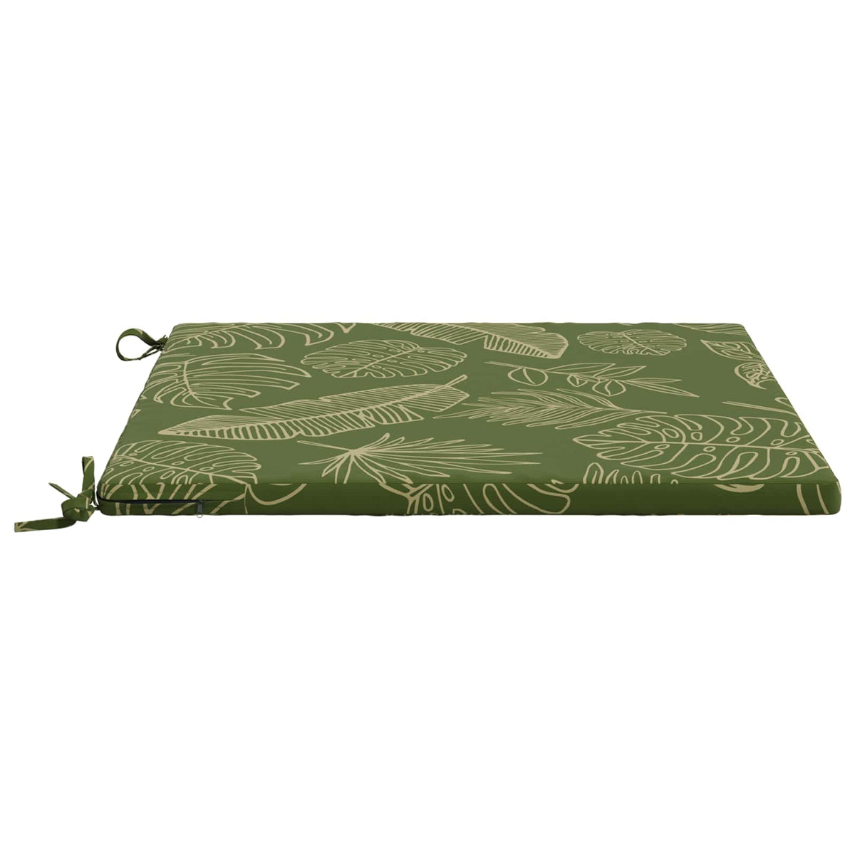 vidaXL 1-Piece Seat Cushion SOEST 100% Polyester Leaf Design